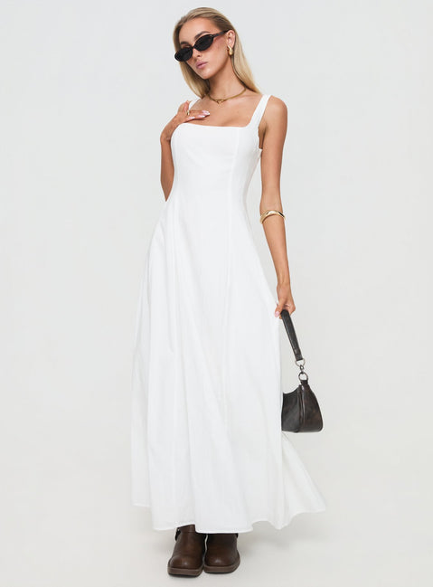 You Can Maxi Dress White