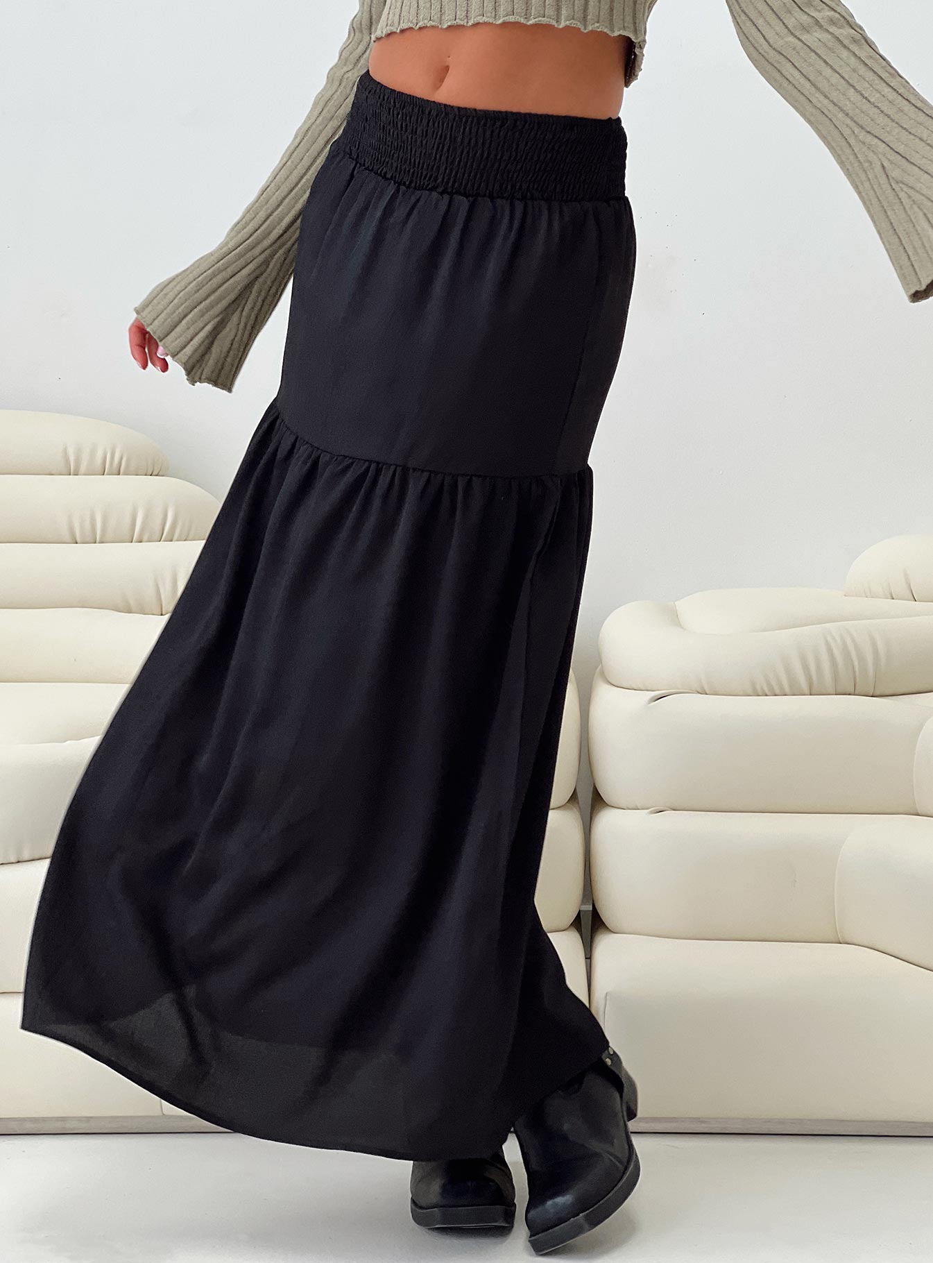 product Dion Maxi Skirt Black Princess Polly  Maxi 