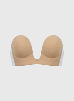 U-Shape Backless Bra Beige