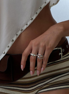 Midnight Rush Ring Pack Silver