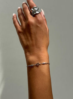 Wild Horizon Stainless Steel Bracelet Silver
