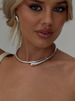 Feed The Fire Necklace Silver