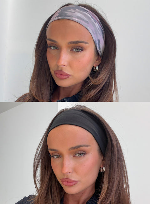 The Juney Headband Pack Camo / Slate
