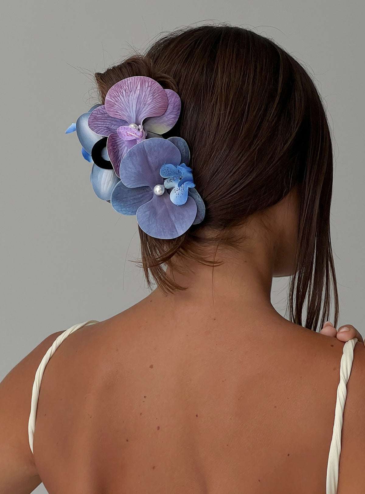 Calderra Orchid Hair Clips Purple