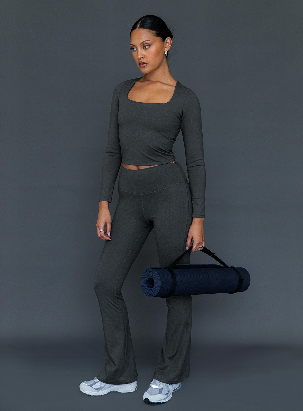 Grey yoga pants