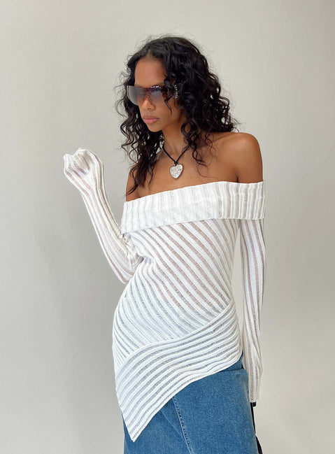 product Cloud Sweater White Princess Polly  Long 