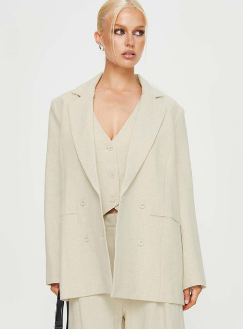 Wyoming Blazer Oatmeal