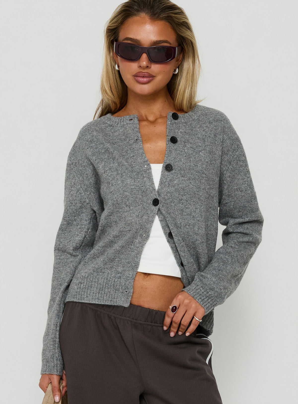 Better Than Fiction Cardigan Grey