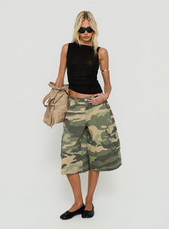 Hopeful Romantic Semi-Sheer Tank Top Black