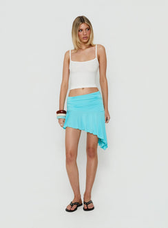 Wilah Knit Tank Top White