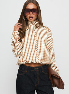 Kalle Jacket Brown Check