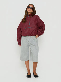 Ibiza Windbreaker Burgundy