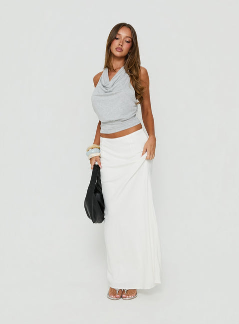 Jodie Maxi Skirt White