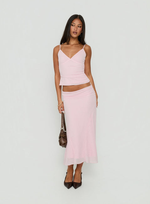Zylen Cami Set Pink