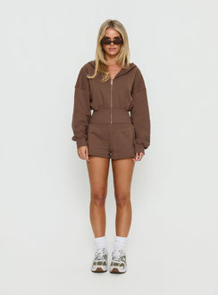 Daybreak Rib Waist Shorts Cocoa