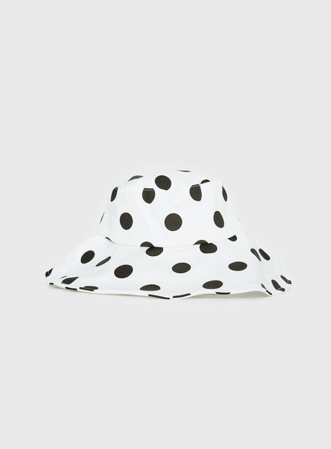 Leina Hat Cream Polka
