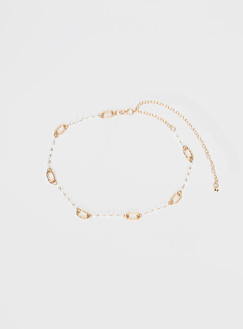 Believe It Chain Belt Gold