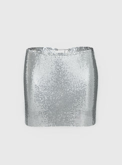 Centre Stage Metallic Sarong Silver
