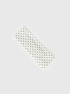 The Juney Headband Cream Polka