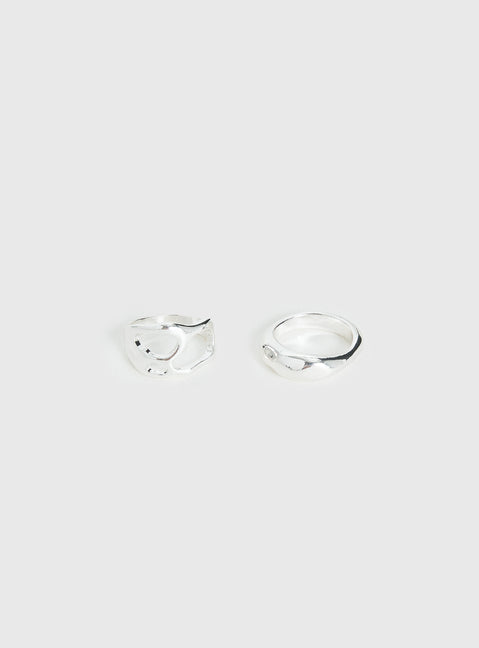 Midnight Rush Ring Pack Silver