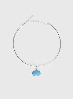 Vanita Necklace Silver / Turquoise