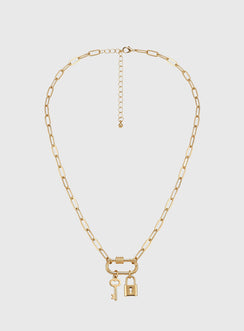 Lowretta Pendant Necklace Gold