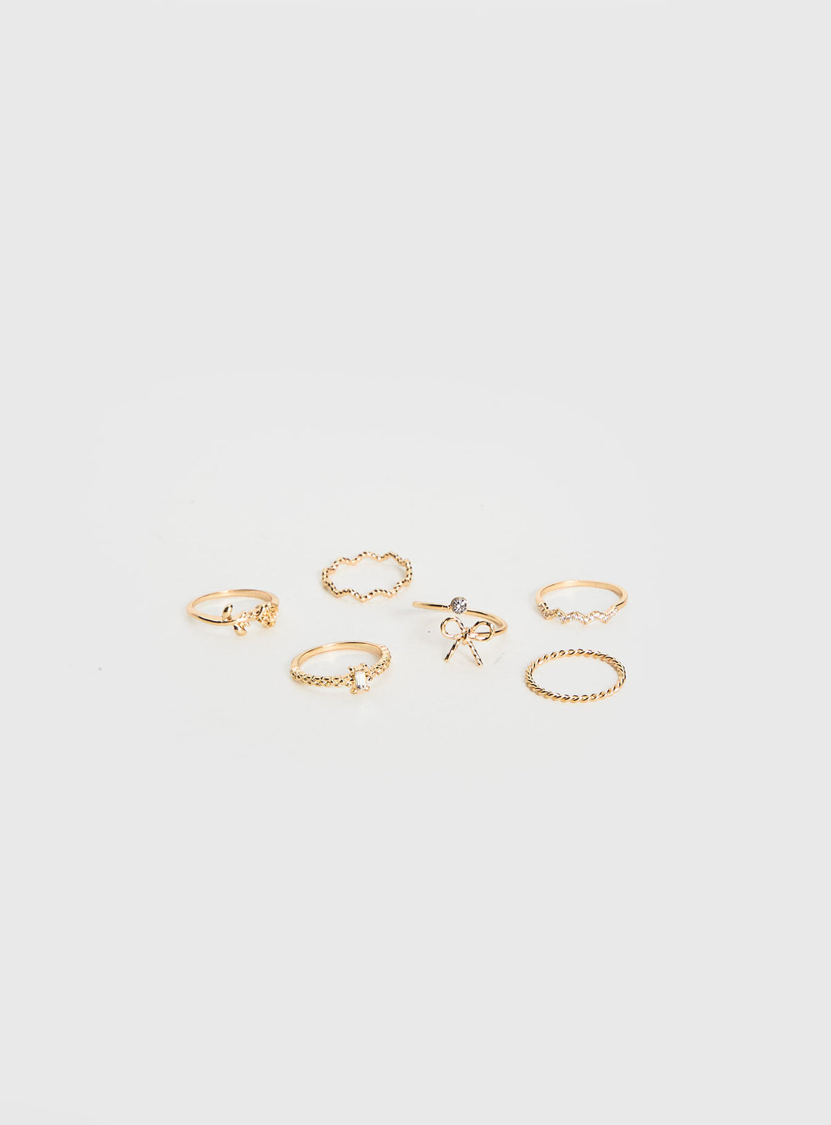 Symmetry Ring Pack Gold
