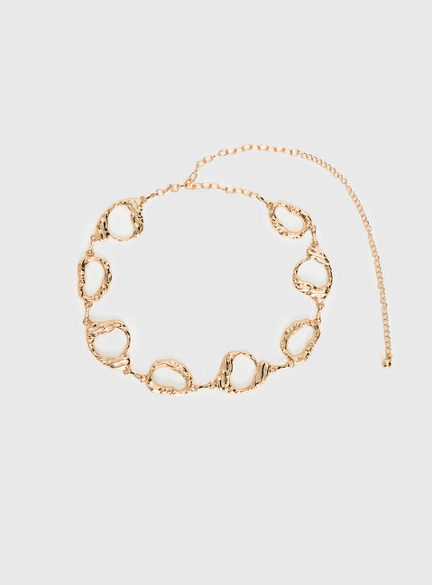 Yasma Chain Belt Gold