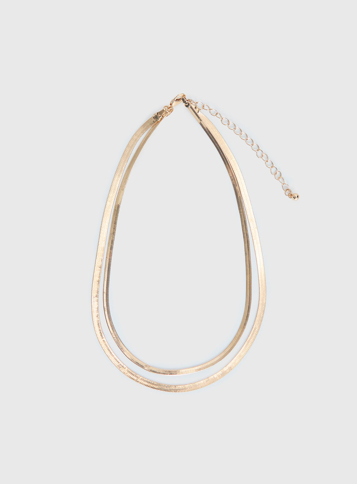 Follow Emotions Layered Necklace Gold