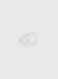 Britley Resin Ring Clear