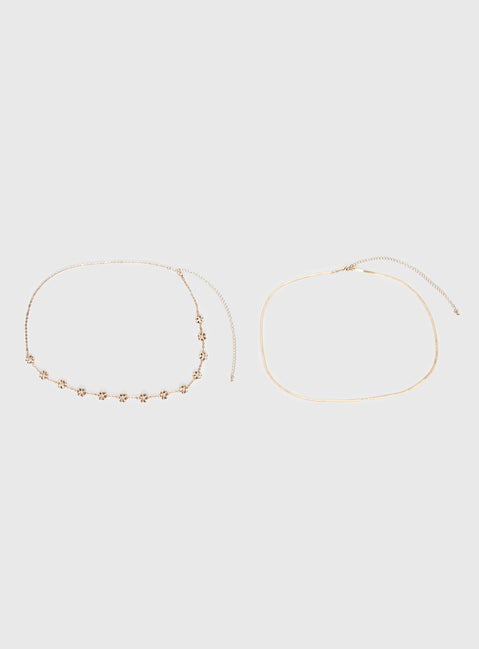 Solia Chain Belt Gold