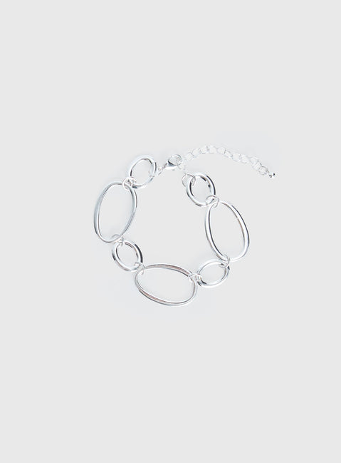 Wait For You Bracelet Silver