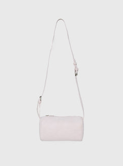 Ettalie Faux Suede Shoulder Bag Pink