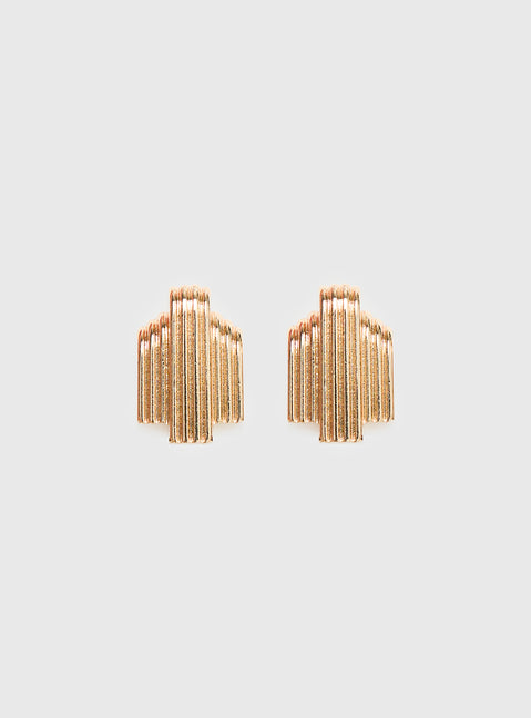 Lights Low Earrings Gold