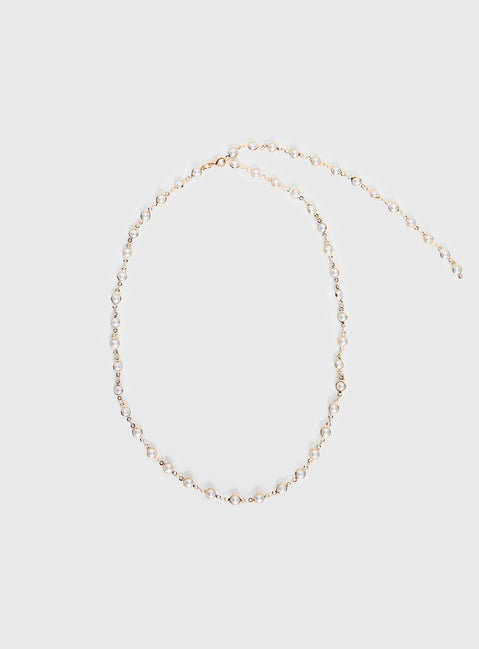 Elenita Long Necklace Gold