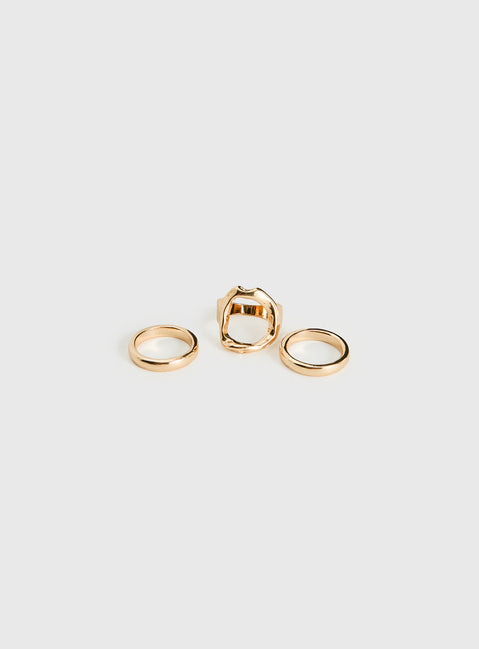 Mark My Words Ring Pack Gold