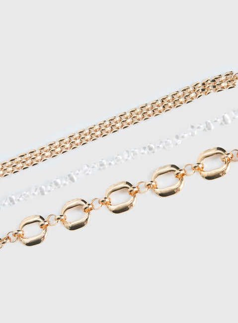 Axton Bracelet Pack Gold