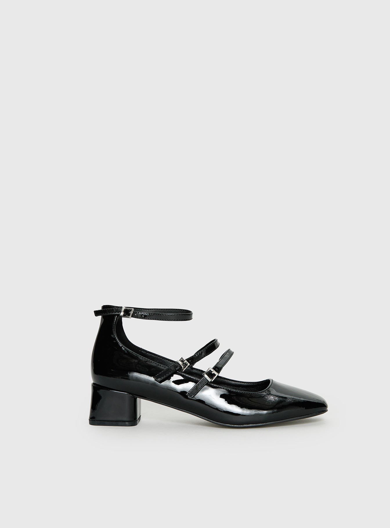 Berta Heels Black Patent