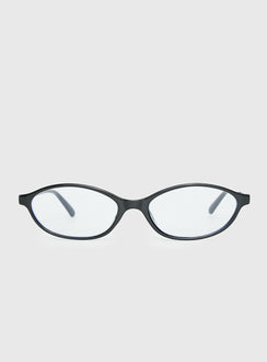 Life Begins Blue Light Glasses Black