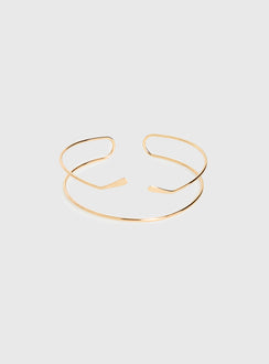 Through The Summer Arm Cuff Gold