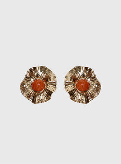 Spend The Night Stud Earrings Gold