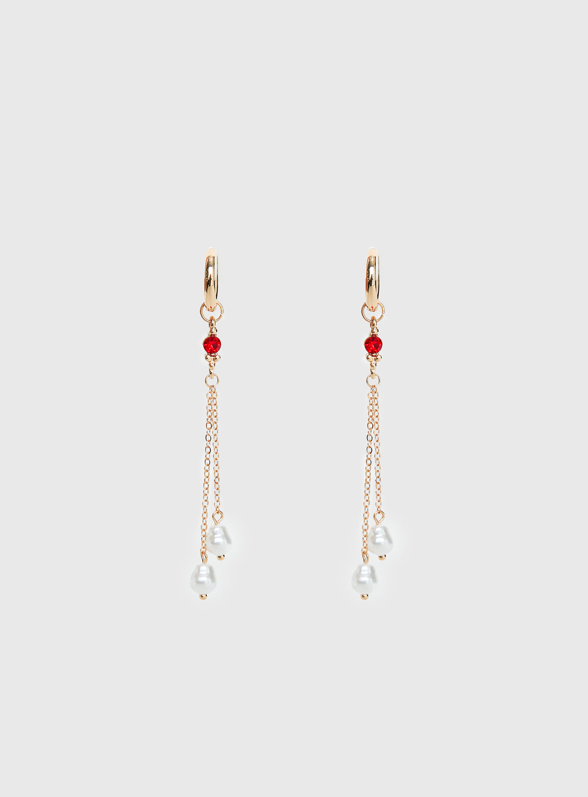 What Is Life Dangly Earrings Gold