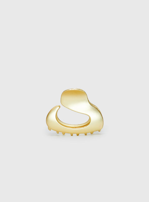 High Stakes Claw Clip Gold