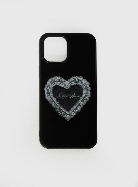 Ready To Receive iPhone Case Black