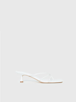 Avedon Heels White