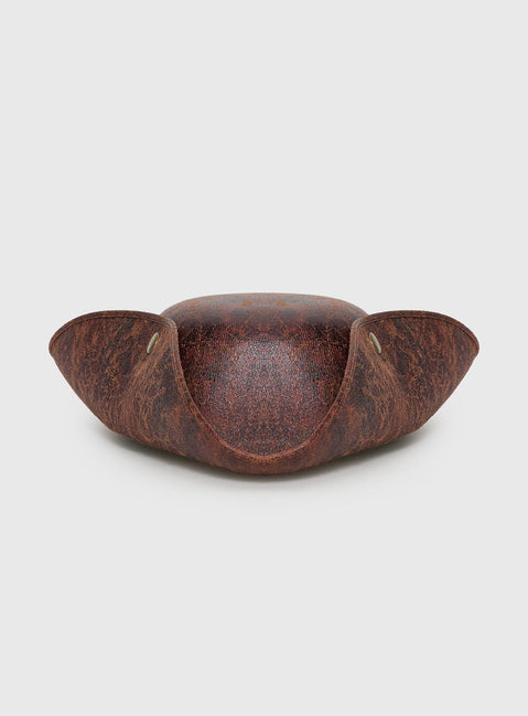 Night Spell Pirate Hat Brown