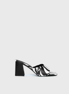 Sunset Boulevard Heels Zebra