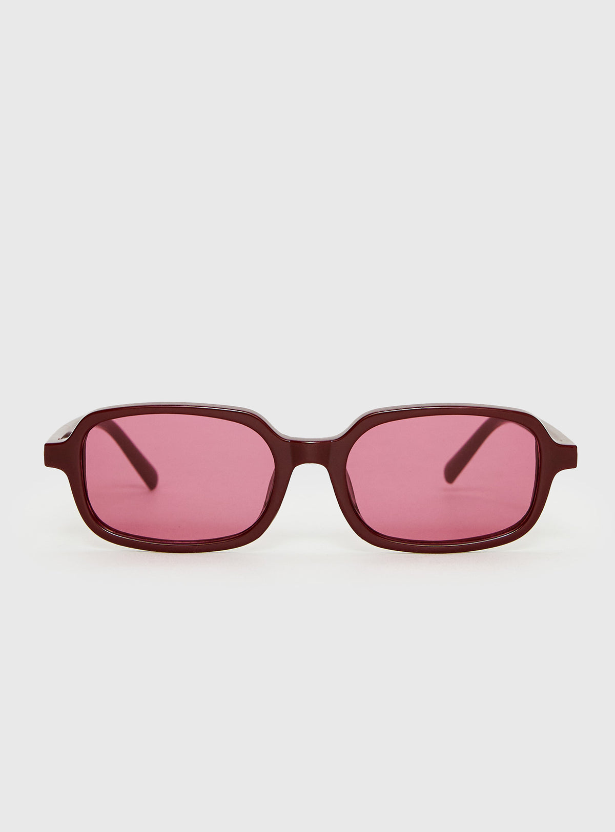 Such A Sweetie Rectangle Sunglasses Red