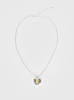 Wishes Granted Dainty Pendant Necklace Silver / Yellow