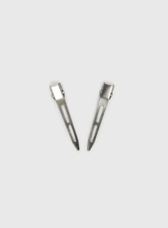 Premonitions Hair Clip Pack Silver